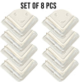 Baby Safety Corner Guards Furniture Edges (L Smiley Shaped 8 Pcs)